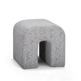 Desi Woven Performance Fabric Ottoman