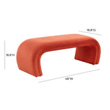 Kenya 48" Performance Velvet Bench