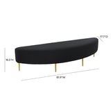 Bianca Velvet Bench (60"-82")