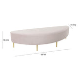 Bianca Velvet Bench (60"-82")