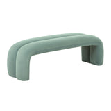Leigh 56" Performance Velvet Channeled Bench