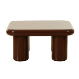Memphis 33.5" Glossy Square Coffee Table