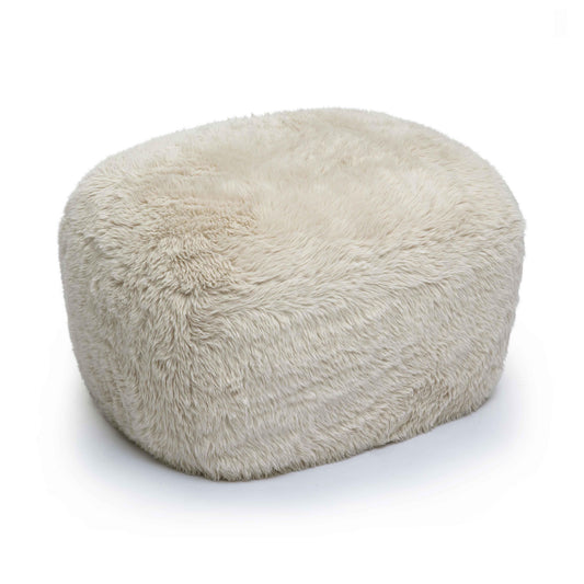 Britt Contract-Grade Vegan Shearling Ottoman