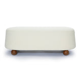 Jaine 48" Performance Boucle Large Ottoman