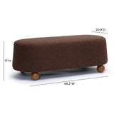 Jaine 48" Performance Boucle Large Ottoman