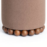 Dex Performance Vegan Mohair Ottoman