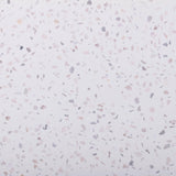 Terrazzo 27.5" Light Speckled Concrete Round Coffee Table