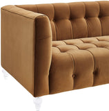 Bea 91" Performance Velvet Tufted Sofa