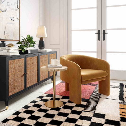 Marla Performance Velvet Accent Chair