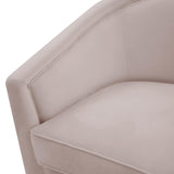 Flapper Velvet Swivel Chair