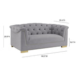 Farah 69" Performance Velvet Loveseat by Inspire Me! Home Decor