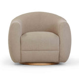 Judy Boucle Swivel Accent Chair