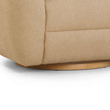 Judy Boucle Swivel Accent Chair