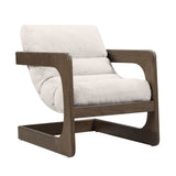 Palma Contract-Grade Textured Weave Fabric Accent Chair