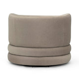 Astor Performance Faux Mohair Swivel Hotel Lounge Chair