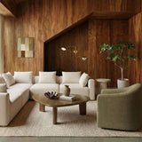 Thao Contract-Grade Basketweave Fabric Swivel Accent Chair