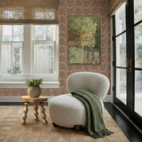 Pucker Warm Grey Performance Boucle Accent Chair