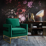Avery Performance Velvet Accent Chair