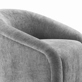 Boboli Velvet Chair and Ottoman Set