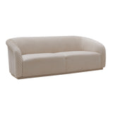 Yara 90.6" Pleated Performance Velvet Sofa by Inspire Me! Home Decor