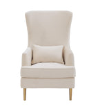 Alina Performance Velvet Tall Tufted Back Chair