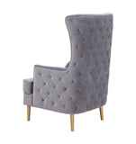 Alina Performance Velvet Tall Tufted Back Chair