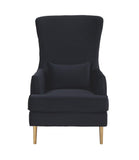 Alina Performance Velvet Tall Tufted Back Chair