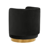 Remy Velvet Swivel Chair