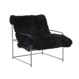 Kimi Genuine Sheepskin Accent Chair