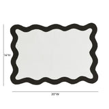 Scalloped Edge Cotton Placemat - Set of 4