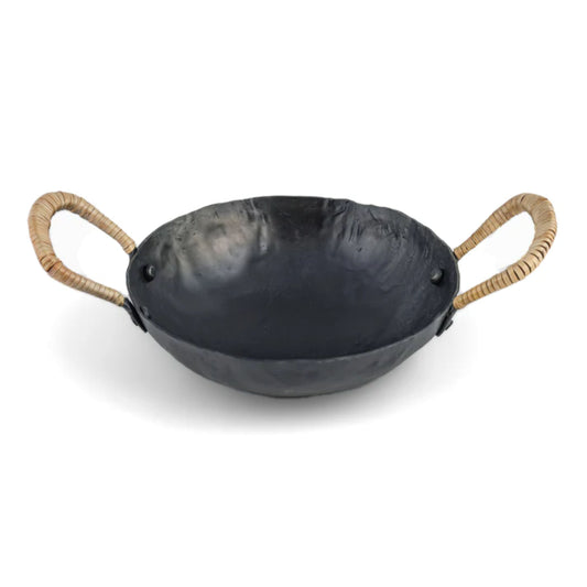 Verma Black Hammered Iron Catchall