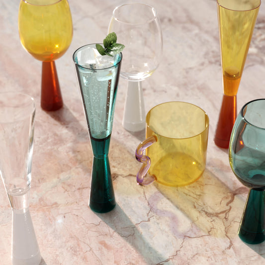 Flute Champagne Glasses - Set of 4