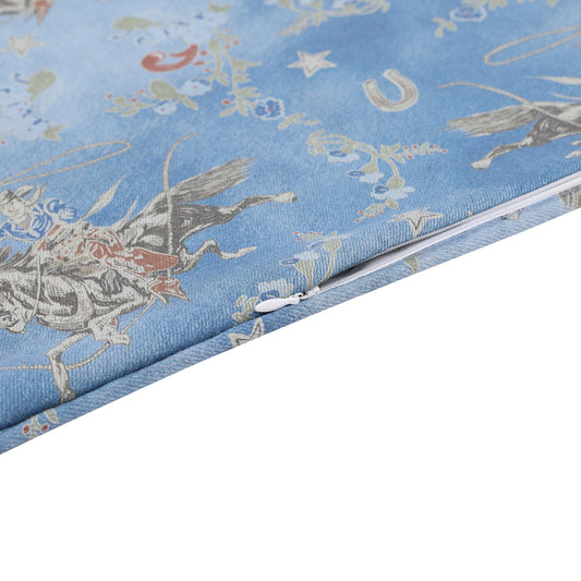 Lee Western Washed Denim Euro Sham