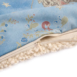 Lee Western Washed Denim Teddy-Backed Pillow, 2 MOQ