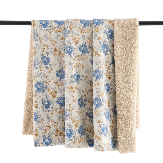 Sandra Teddy-Backed Throw, 2 MOQ