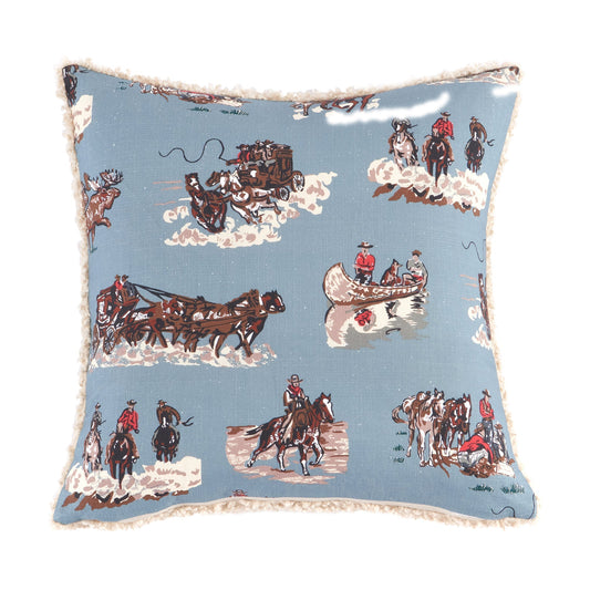 Settler Teddy-Backed Pillow, 2 MOQ