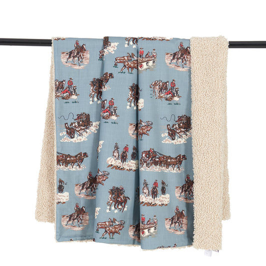 Settler Teddy-Backed Throw, 2 MOQ