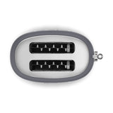 Toaster Retro-style Slate gray Glossy