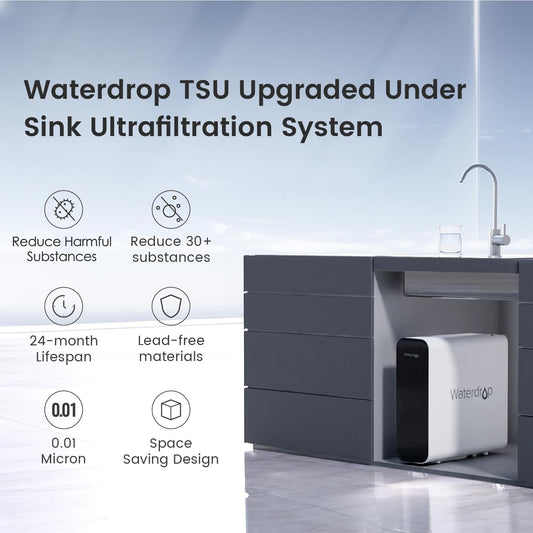 Ultrafiltration Under Sink Water Filter System Waterdrop TSU-W