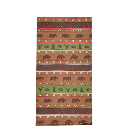 Aztec Multi Animal Tea Towel, Set of 5, 2 MOQ
