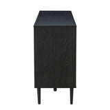 Posey 56″ Wood & Rattan Sideboard – Modern Coastal Storage Cabinet