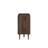 Posey 56″ Wood & Rattan Sideboard – Modern Coastal Storage Cabinet