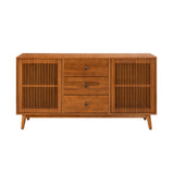 Chris 58" Wide 3 Drawer Sideboard