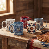 Lee Western Mugs, Set of 4