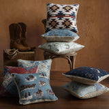 Pierre Equestrian Cotton Sateen Teddy-Backed Pillow