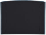 Tess Contemporary Velvet Bed with Curvaceous Design and Elegant Headboard for Stylish Bedrooms