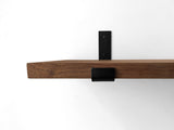Thick Mahogany Board only (for Cascade Iron J Brackets) | Brackets fulfilled by Cascade Iron