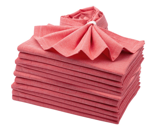 Burnt Orange Cloth Napkins