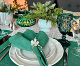 Green Cotton Napkins