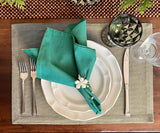 Cotton Placemats Set of 6 - Cloth Placemats